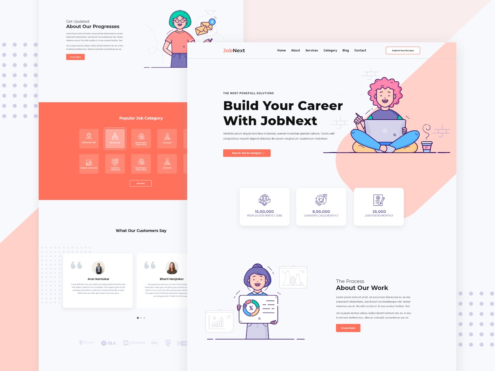 Jobhunter - Landing Page